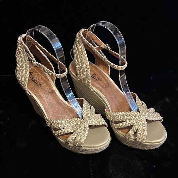 Lucky Brand Espadrille Wedge Sandals - Picture 1 of 10